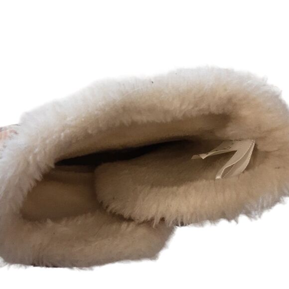 KIDS Boots Suede and Shearling  With Toggles size 11 - Picture 10 of 13